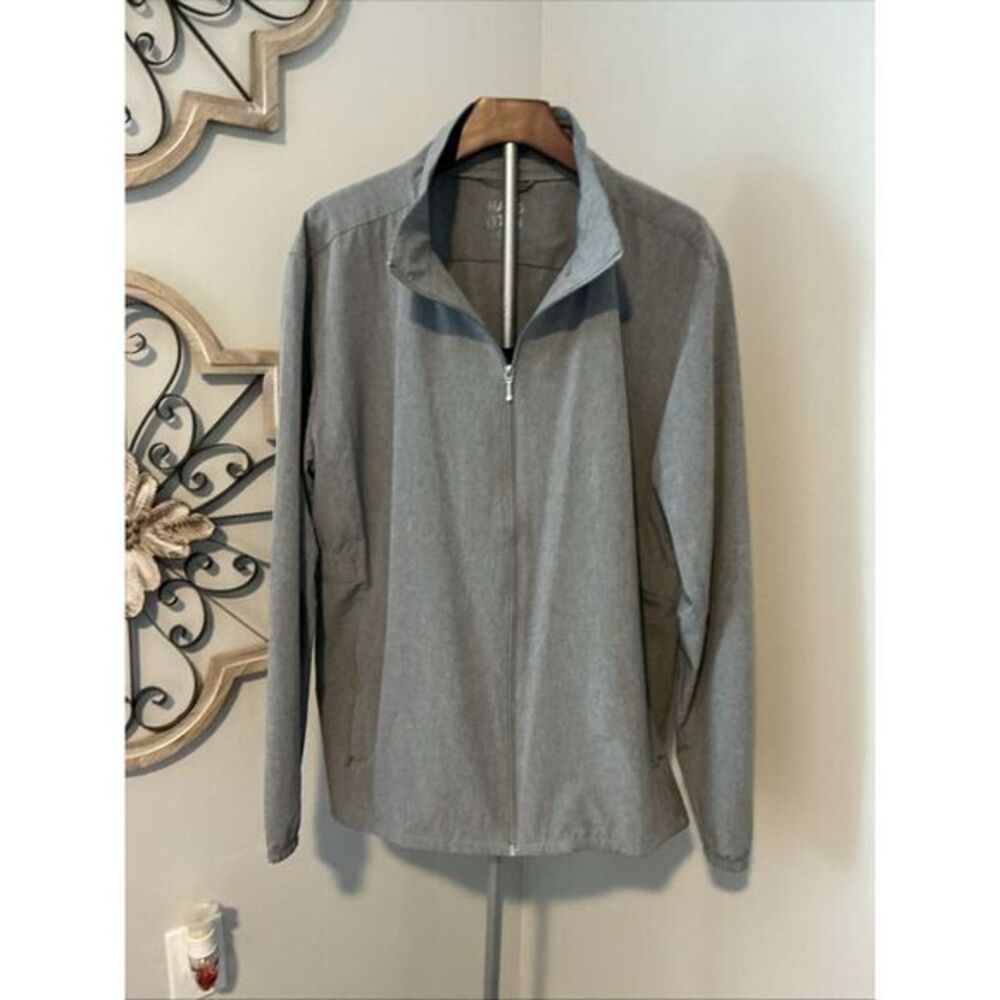 Hang Ten Shirt Jacket‎ Womens XXL Gray Full Zip UPF 50+ UV Sun Protection